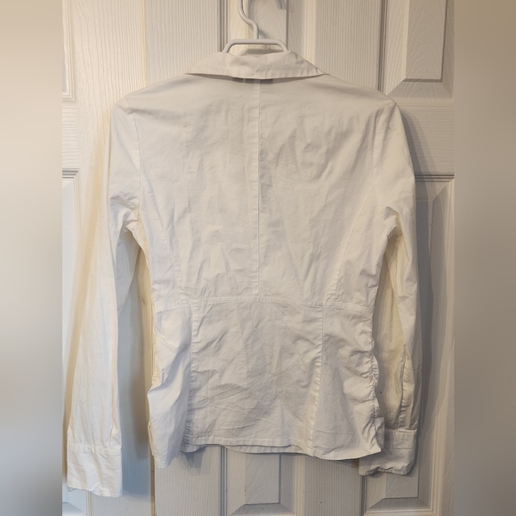 (8) Mexx white cross neck Blouse - Picture 4 of 7
